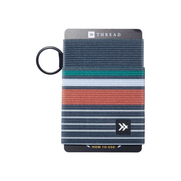 Elastic Thread Wallet Wesley Stripe